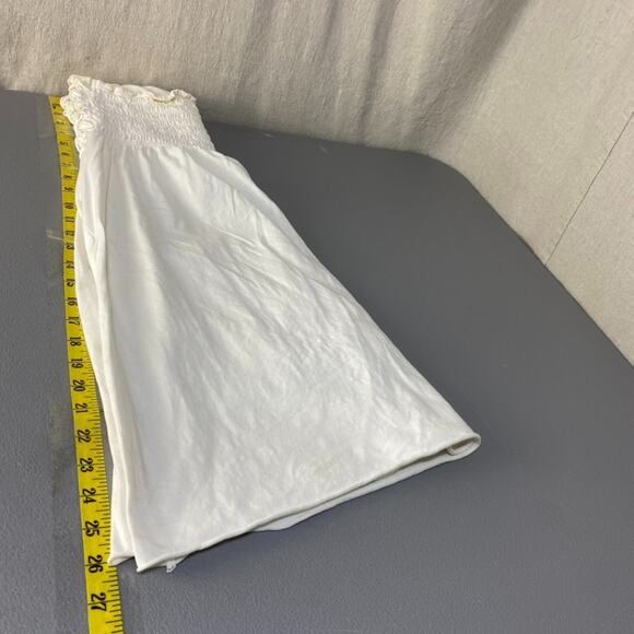 Xhilaration Womens Y2K Strapless Babydoll Top Size L Preppy Ruffled Cottagecore - Picture 11 of 12